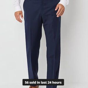 Stafford Stretch Pinstripe Travel Pants big & tall 56X32